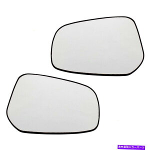 USミラー 15-17 Lancer&Sportback 15エボリューションサイドミラーガラスのセット付きベース加熱 15-17 Lancer & Sportback 15 Evolution Set of Side Mirror Glass w/ Bases Heated