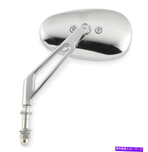 US~[ Bikemaster601141 H-DTCh~[Chromeȉ~`JX^tbg}jA BikeMaster #601141 H-D Side Mirror Chrome Oval Custom Flat Manual Adjustment