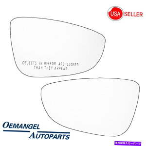 USミラー 09-17 VW CC EOS 16-18 Passatのミラーガラス右旅客&左のドライバーサイド Mirror Glass Right Passenger & Left Driver Side For 09-17 VW CC EOS 16-18 Passat