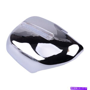 USミラー レクサストヨタランドクルーザー100クロムに合うLEDライト付き左サイドミラーカバー Left Side Mirror Cover W/LED Light fit for Lexus Toyota Land Cruiser 100 Chrome