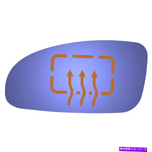 US~[ tBbg00-05|g{lrhCo[Mu[~[OXYtڒ Fits 00-05 Pont Bonneville Left Driver Heated Blue Mirror Glass Lens w/Adhesive