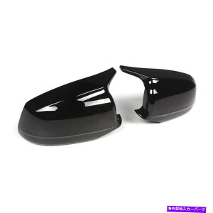 US~[ 2xAEBO~[Jo[LbvOXubNBMW F10 F11 F18 2010-2013 MX^C 2X Rear Wing Mirror Cover Cap Gloss Black For BMW F10 F11 F18 2010-2013 M Style