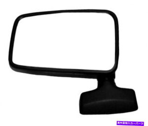 US�~���[ �W�[�vMJ XJ YJ�u���b�N�~���[�t�@�N�g���[���v���[����55024249 Fits Jeep MJ XJ YJ Black Mirror Factory Repl Left Side 55024249�y���s�A���i�z
