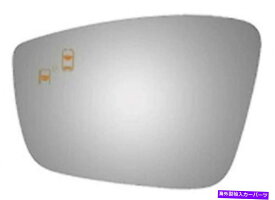 USミラー 12-19のヴァムビートル15-16ジェッタ左ドライバーミラーガラスレンズ付きドライバーミラーガラスレンズアイコン VAM for 12-19 Beetle 15-16 Jetta Left Driver Mirror Glass Lens w/Blind Spot Icon