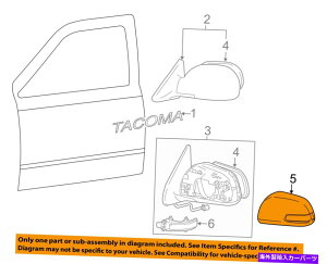 US~[ g^OEM^R}hATChAr[~[Jo[Lbvg8794504030A0 TOYOTA OEM Tacoma Door Side Rear View-Mirror Cover Cap Trim Left 8794504030A0