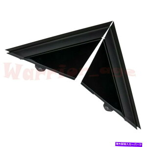 US~[ 2012N2013-19tBAbg500Oʃr[͋[Op`v[gg2PCS 2pcs For 2012 2013-19 FIAT 500 Left Right Front View Miror Triangle Plate Trim