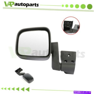 US~[ tBbg2003-2006W[vO[TJETCh~[ubN}jA܂肽݃}jA Fits 2003-2006 JEEP WRANGLER TJ Right Side Mirror Black Manual Fold Manual