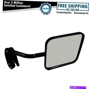 US~[ }jAubN^TChr[~[W[vXNu[CJ DJ̉E Manual Black Metal Side View Mirror RH Right Hand for Jeep Scrambler CJ DJ