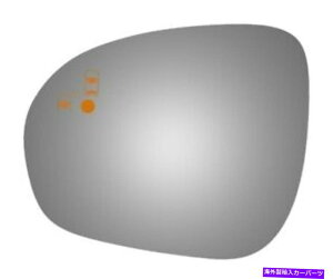 USミラー 2016-2018 FIAT 500Xの新しいフラットドライバーサイド交換ミラーガラス New Flat Driver Side Replacement Mirror Glass For 2016-2018 Fiat 500X