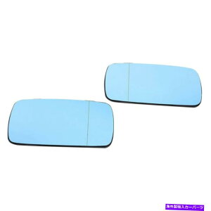 US~[ BMW 3 5V[YE39 E46p2 PCSE̗~[OX 2 pcs Blue Heated Left Right Side Wing Mirror Glass for BMW 3 5 Series E39 E46
