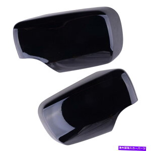 US~[ BMW 3V[YE46ɓKJ[LRTChobN~[Jo[Lbv Car L & R Side Rearview Mirror Cover Cap Fit For BMW 3 Series E46
