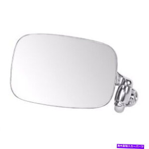 US�~���[ VW�G�A�N�[�����O�~���[�N�����T�C�h�r���[��VW�J���}���M�A1966�ȍ~ VW Air Cooled Mirror Chrome Side View Left VW Karmann Ghia 1966 and later