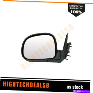 US~[ 1998N2000ÑV{[uU[/S10}jAtH[hubN̍r[~[p[ Left Side View Mirror Power For 1998-2000 Chevrolet Blazer/S10 Manual Fold Black