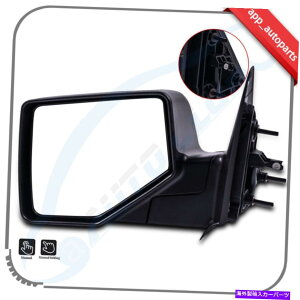 US~[ 2006-2011tH[hW[̃hCo[ubNeNX`TChr[~[}jA܂肽 Driver Black Texture Side View Mirror Manual Folding For 2006-2011 Ford Ranger