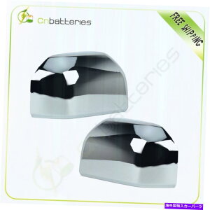 US~[ 2015-2020 Ford F-150ChromeE+̃GNXeA~[Jo[ Chrome For 2015-2020 Ford F-150 Right+Left Side Exterior Mirrors Cover