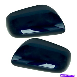 US~[ g^J[CEx[XɓK_[Nu[LH+RHTCh~[Jo[Lbv07-12 Dark Blue LH+RH Side Mirror Cover Cap Fit For Toyota Corolla CE BASE 07-12