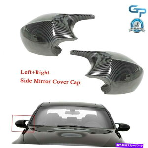 US~[ 2xTCh~[Jo[LbvJ[{t@Co[M3X^C2004-2009 BMW E90 E93 E87 E81 2X Side Mirror Cover Cap Carbon Fiber M3 Style For 2004-2009 BMW E90 E93 E87 E81
