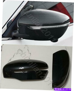US�~���[ ABS�J�[�{���t�@�C�o�[�T�C�h�~���[�J�o�[2014-2020���YX-Trail RogueT32�̃g���� ABS carbon fiber Side Mirror Cover Trim for 2014-2020 Nissan X-Trail Rogue T32�y���s�A���i�z