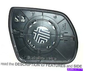 US�~���[ �E�B���O�~���[�O���X�q�����_�C�T���^�t�F '2010-2012�����̉��M Wing Mirror Glass Hyundai Santafe' 2010-2012 Left Side Heated�y���s�A���i�z