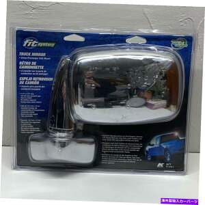 US�~���[ K�\�[�X���j�o�[�T���g���b�N�T�C�h�r���[�~���[�u���b�N3671b K-Source Universal Truck Side View Mirror Black 3671B�y���s�A���i�z