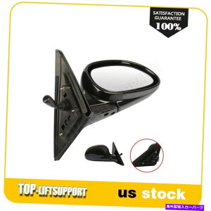 USミラー マニュアルフォールドリモートフィット1992-1995ホンダシビックセダン4drightサイドブラックミラー Manual Fold Remote Fits 1992-1995 Honda Civic Sedan 4DRight Side Black Mirror