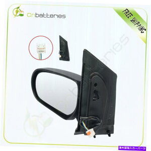 US~[ 2000-2004}c_MPVubNeNX`[}jAtH[hLHhCo[TCh~[̃p[ Power For 2000-2004 Mazda Mpv Black Textured Manual Fold LH Driver Side Mirror