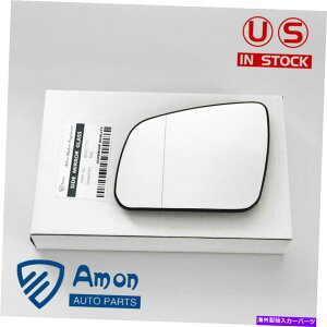 US~[ 2009N2009NZfXC300 C3550~[KXMw/v[ghCo[ For 2008 2009 Mercedes C300 C350 Mirror Glass Heated w/Plate Left Driver Side