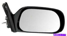 USミラー カローラプリズム右乗客ブラックマニュアルリモートサイドビューミラー Corolla Prizm Right Passenger Black Manual Remote Side View Mirror