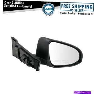US~[ ~[}jAeNX`[fBOXnb`obN̂߂̊炩ȍq Mirror Manual Textured Molding Smooth Black Passenger Right for Yaris Hatchback