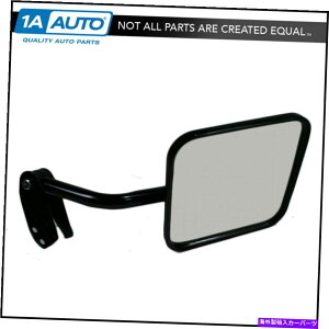 US~[ }jAubN^TChr[~[W[vXNu[CJ DJ̉E Manual Black Metal Side View Mirror RH Right Hand for Jeep Scrambler CJ DJ