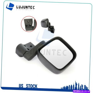 US~[ ij2003N2006Ñ}jA~[W[vO[TJ}jAtH[h+eNX` (Left) Manual Mirror For 2003-2006 Jeep Wrangler TJ Manual Fold+Textured