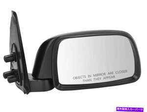 US~[ 1995N2000Nɂă^R}hA~[MqETo1321116 For 1995-2000 TACOMA Door Mirror Non-Heated Black Passenger Right Side TO1321116
