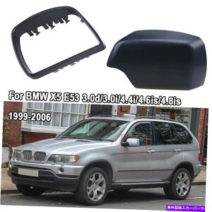 US~[ hCo[TChhA~[Jo[LbvEBbgHOt[tBbgBMW X5 E53 2000-2006 Left Driver Side Door Mirror Cover Cap Wit h Ring Frame Fit BMW X5 E53 2000-2006