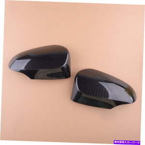 US~[ LRJ[{t@Co[X^CTCh~[Jo[gVFg^J2012-17 L&R Carbon Fiber Style Side Mirror Cover Trim Shell fit for Toyota Camry 2012-17
