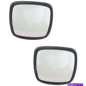 US�~���[ M2 100�y�A�p��2�̃~���[�O���X�h���C�o�[�Ə�q���̉��Mlh Rh�̐V�����Z�b�g New Set of 2 Mirror Glasses Driver & Passenger Side Heated LH RH for M2 100 Pair�y���s�A���i�z