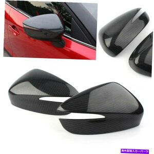 US~[ }c_CX-5 2015-2016CX-4 / CX-3CTCh~[Lbv~[Jo[ CSide Mirror Cap Mirror Cover for Mazda CX-5 2015-2016 & CX-4 / CX-3 arbon Fiber