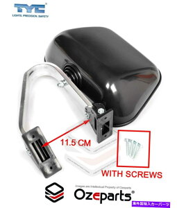 US~[ tH[hN[GgCute ute 11.50cmpgy]ChubNhA~[x1 Trapezoid Black Door Mirror X1 For Ford Courier Tray Ute 11.50cm