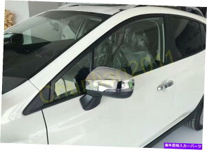 USミラー 2*サイドミラーカバー2018-2021スバルXVの回転ライトABSクロム 2*Side Mirror Cover Trim for 2018-2021 Subaru XV Turning Light ABS Chrome