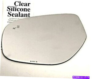 US�~���[ VAM��17-19 MITSU OUTLANDER DRIVER MIRROR GLASS LENS W/VLALT SPOTE ICON W/ADHE�ɓK�����܂� VAM Fits 17-19 Mitsu Outlander Driver Mirror Glass Lens w/Blind Spot Icon w/Adhe