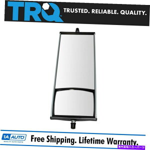 US�~���[ TRQ 16 x 6.5 HD�Z�~�g���b�N�p�̓ʌ^�K���X�t���A���~�j�E�����C�݃~���[ TRQ 16 x 6.5 Aluminum West Coast Mirror w/ Convex Glass for HD Semi Truck�y���s�A���i�z