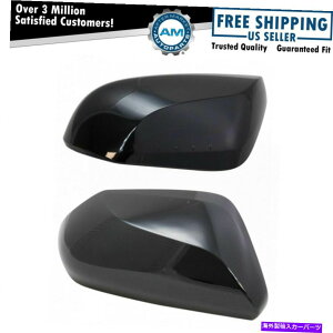 US~[ ~[LbvyAJIvVX[YubNPTM LH RHTChg^J Mirror Cap Pair Camera Option Smooth Black PTM LH RH Sides for Toyota Camry