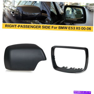 US~[ BMW X5 E53 2000-06p̉Eq̃Ar[~[r[Jo[LbvgO Right Passenger Side Rear View Mirror Cover Cap Trim Ring For BMW X5 E53 2000-06