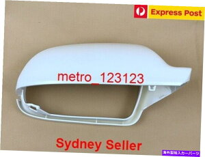 US�~���[ �A�E�f�BA6 2011- 2018�̃~���[�J�o�[�n�E�X�L���b�v�A�E�h���C�o�[���A�� MIRROR COVER HOUSE CAP FOR AUDI A6 2011- 2018 ,RIGHT DRIVER SIDE, WHITE