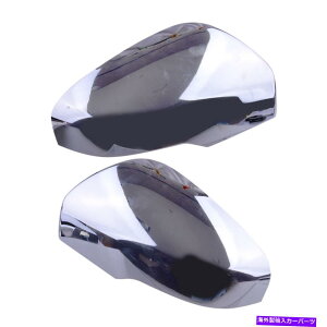US~[ 2xChromeTChobN~[Jo[gXotHX^[NXgbNXV A1ɃtBbg 2xChrome Side Rearview Mirror Cover Trim Fit For Subaru Forester Crosstrek XV a1