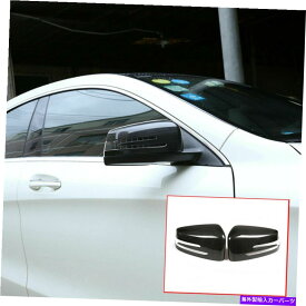 USミラー カーボンファイバーサイドバックミラーキャップカバーベンツML GL GLS 2013-19のトリム Carbon Fiber Side Rearview Mirror Cap Cover Trim For Benz ML GL GLE GLS 2013-19