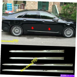 N[Jo[ J[MKZ 2017-2020XeXN{fBTChhA[fBOJo[g4PCp For Lincoln MKZ 2017-2020 Stainless Chrome Body Side Door Molding Cover Trim 4PC
