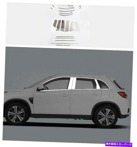 N[Jo[ Mitsubishi Outlander Sport ASX 2018̃NX`[J[EBhEXgbvJo[g Chrome steel Car Window Strip Cover Trim For Mitsubishi Outlander Sport ASX 2018