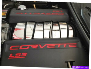 N[Jo[ Corvette C6 2008-2013 7 PCXeXێ}jz[hJo[GWNi Corvette C6 2008-2013 7 Pc Stainless INTAKE MANIFOLD COVER engine chrome part
