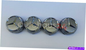 N[Jo[ ZfX0004000900OVo[Z^[Lbvw/NX^[OEM 4Zbg{ MERCEDES 0004000900 RAISED SILVER CENTER CAP W/ CHROME STAR OEM 4 SET GENUINE