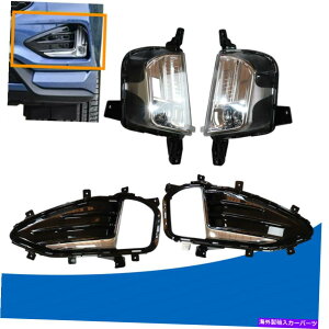 �N���[���J�o�[ LED�t�H�O���C�g�o���p�[�����v�L�b�g�t�B�b�g�t�H�[�h�G�b�W2019-2021�J�o�[�N�����x�[�� LED Fog Lights Bumper Lamps Kit Fits For Ford Edge 2019-2021 Cover Chrome Bezel